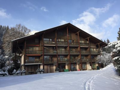 Ansicht Chalet Ammerten Winter