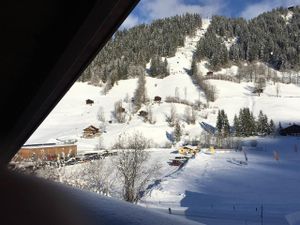 Blick von der Galerie auf  Stand Express Seilbahn