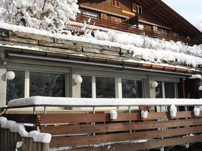 Balkon im Winter