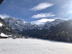 Wildstrubel im Winter vom Balkon der Whg