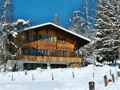 Chalet im Winter