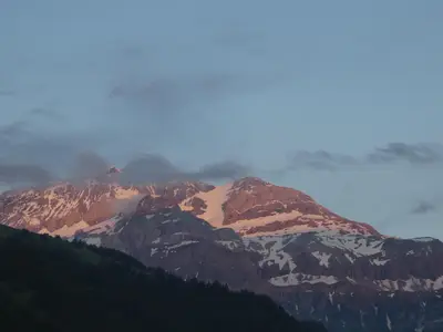 Abendstimmung auf dem Balkon