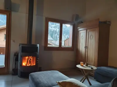 Wohnzimmer Cheminée