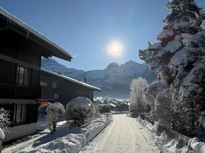 Weg ins Dorf