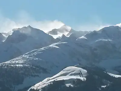Aussicht auf Bergpanorama
