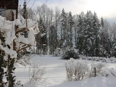 Spielplatz am Lee im Winter