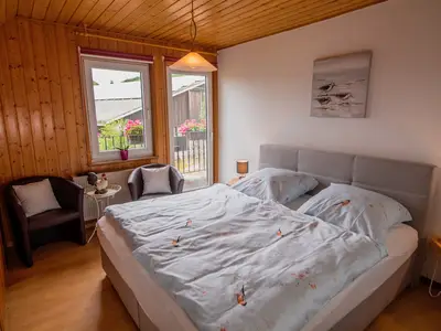 Schlafzimmer - Ferienwohnung Schwalbennest