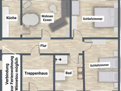Ferienwohnung für 4 Personen (70 m²) in Lennestadt 9/10