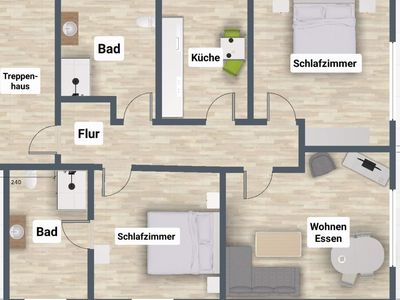 Ferienwohnung für 4 Personen (56 m²) in Lennestadt 9/10