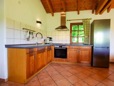 offene Küche Ferienhaus Mondschein