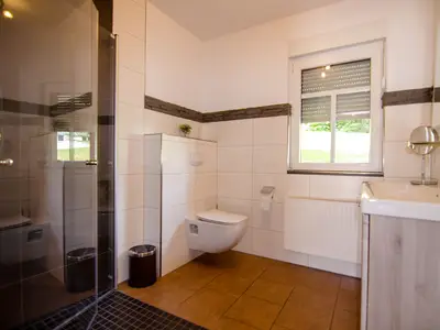 Badezimmer Ferienwohnung Kornkammer