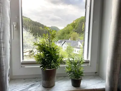 Ausblick im Wohnzimmer