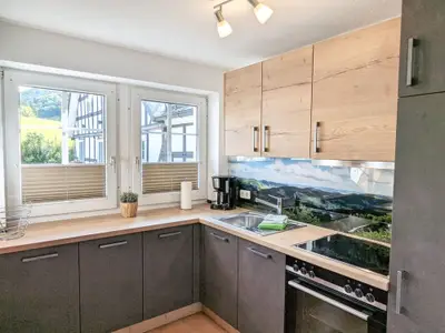 Weitsicht in der Küche