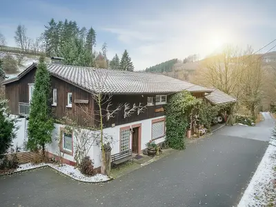 Aussicht vom Ferienhaus [Winter]