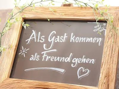 Als Gast kommen als Freund gehen