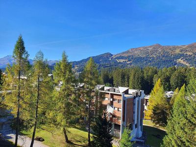 Aussicht vom Wohnzimmer/Balkon aus