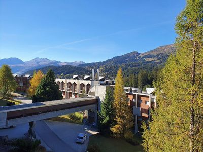 Aussicht vom Wohnzimmer/Balkon aus