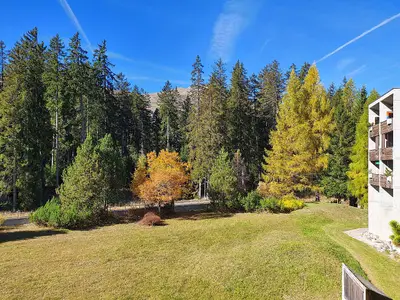 Aussicht vom Wohnzimmer/Balkon aus