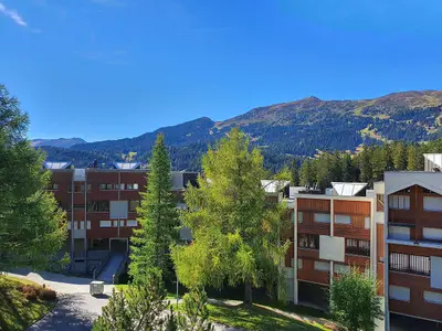Aussicht vom Wohnzimmer/Balkon aus