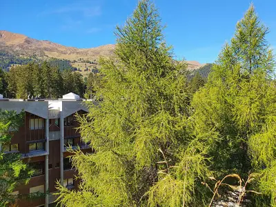 Aussicht vom Wohnzimmer/Balkon aus