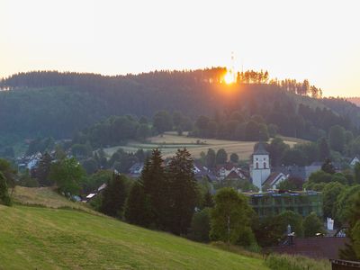 Ausblick auf Lenzkirch vom Balkon