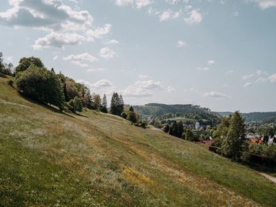 Ausblick vom Balkon