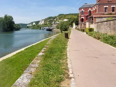 outside