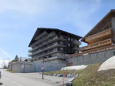 Ansicht auf das Chalet "Le Miroi"