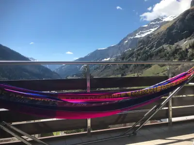 Aussicht vom grossen Balkon