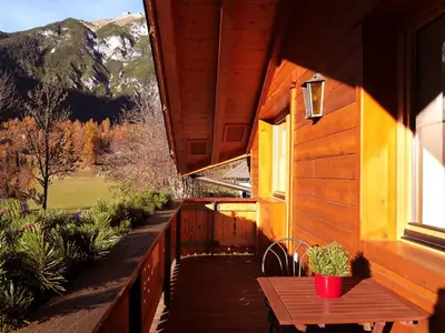Balkon Blick Hohe Munde/Gehrenspitze
