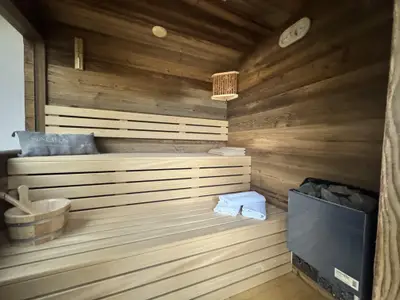 Sauna drinnen