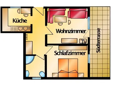 Ferienwohnung für 3 Personen (45 m²) in Leutasch 6/10