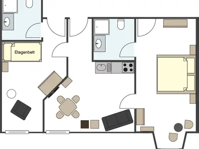 Ferienwohnung für 3 Personen (57 m²) in Lichtenfels (Bayern) 9/9