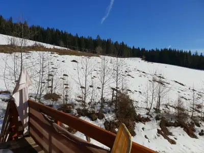 Aussicht vom Ferienhaus [Winter]