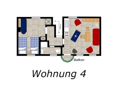 Wohnung 4 - Grundriss