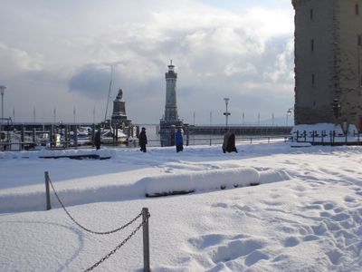 Schnee in Lindau