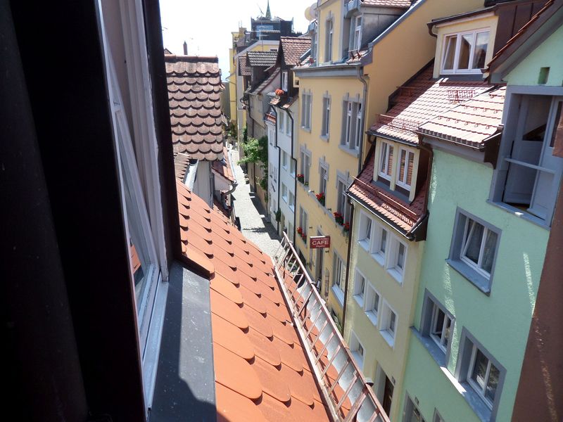 Blick vom Essplatz in die Hintere Metzgergasse