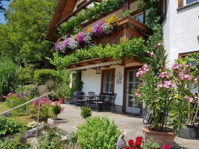 Blick auf die Terrasse