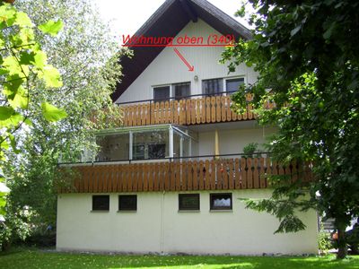 Haus und Balkone