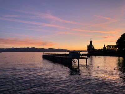 Abendstimmung Lindau Insel Römerbad