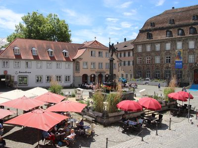 Blick auf Marktplatz