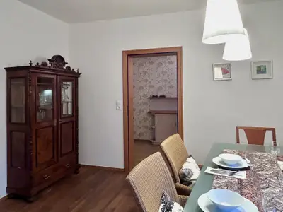 Essbereich im Wohnzimmer
