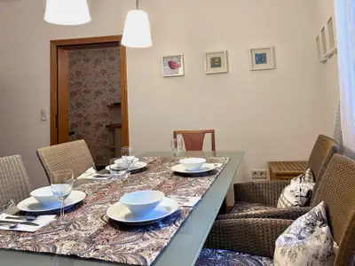 Essbereich im Wohnzimmer