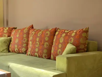 Schlafcouch im Wohnz