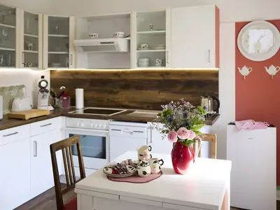 Küche der Ferienwohnung im Haus Tourneur in Lippetal