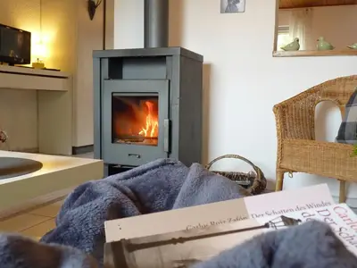 Kamin in der Ferienwohnung im Haus Tourneur in Lippetal