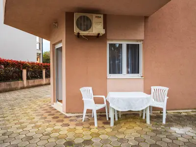 outside