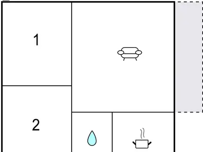Ferienwohnung für 4 Personen (52 m²) in Lo Pagán 1/10