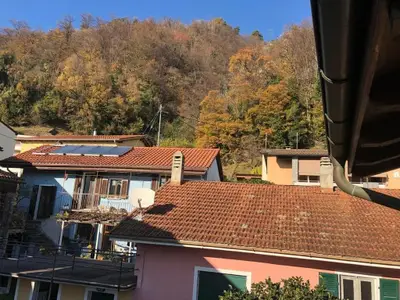 Aussicht vom Balkon aus