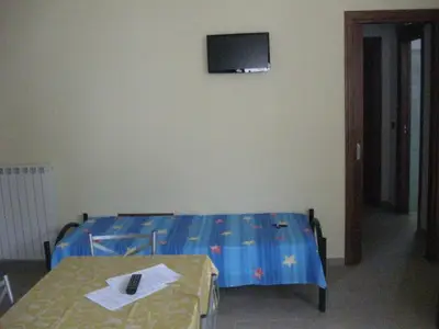 Küche mit fünftem Bett